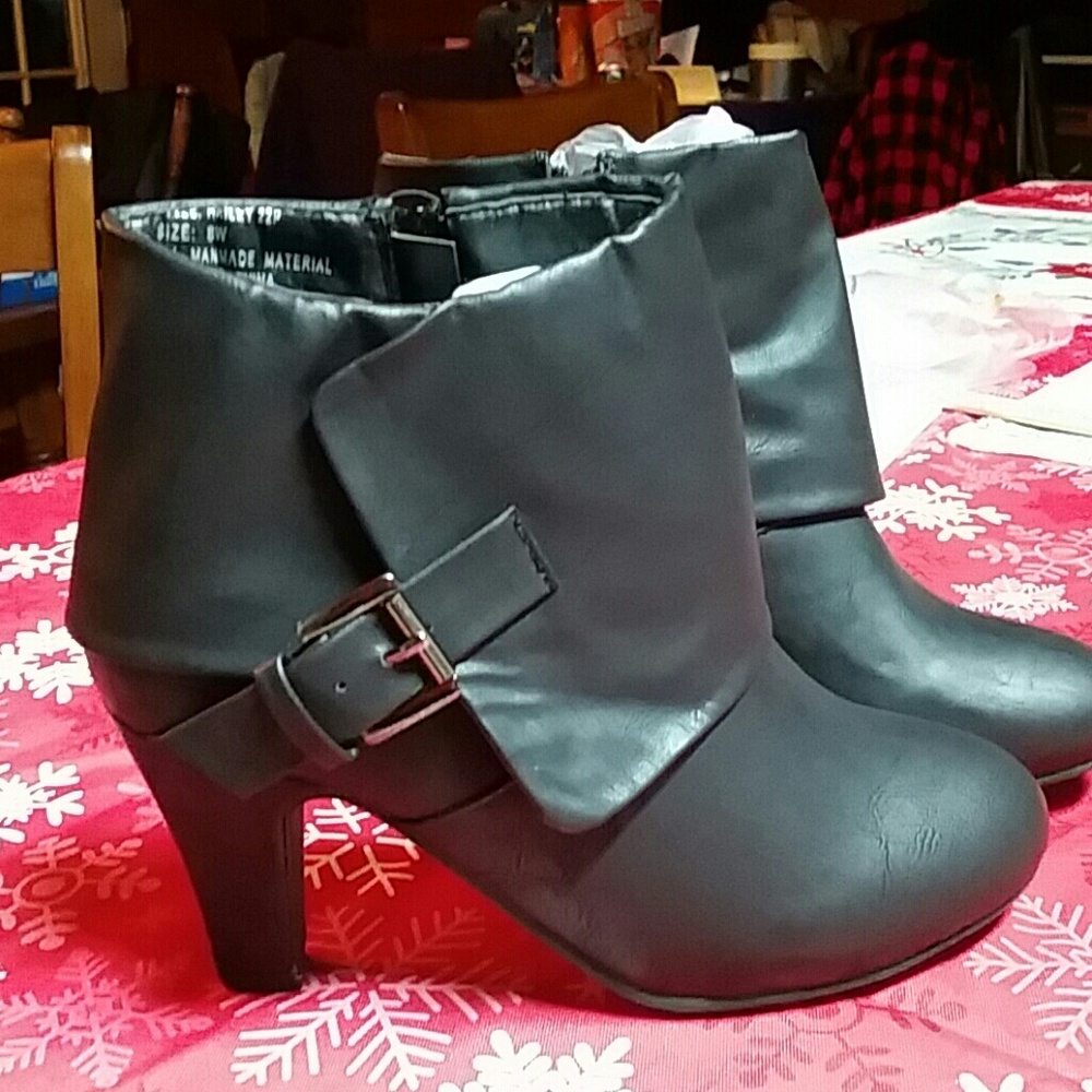 Black Ankle 3.5"heal boots